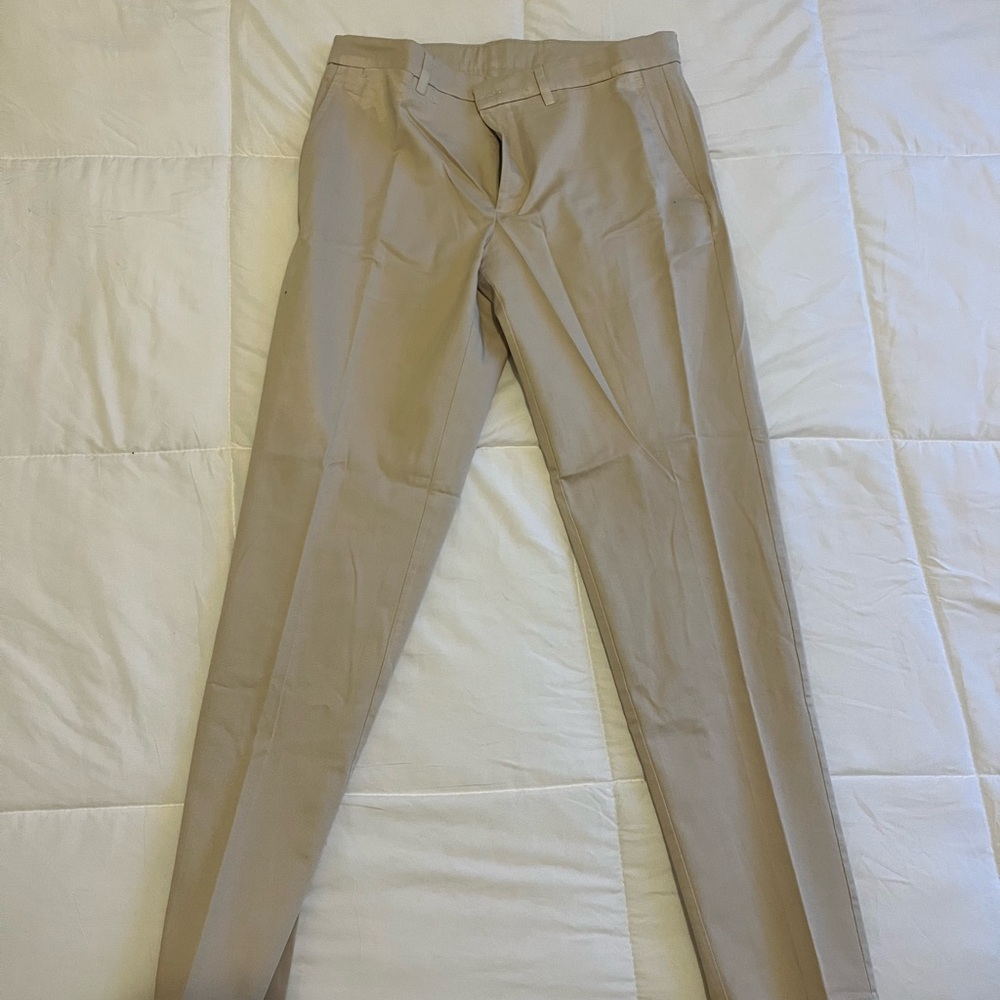 Mango Tan Chinos Classic Business Casual Style